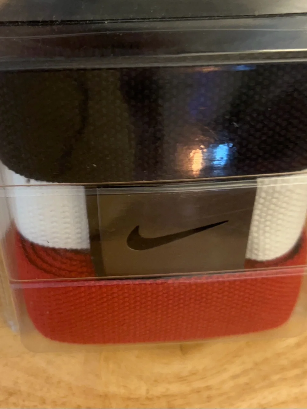 NIB Nike 3-in-1 Web Pack Belt Set (Black, Red and White)
